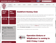 Tablet Screenshot of guildfordhc.com